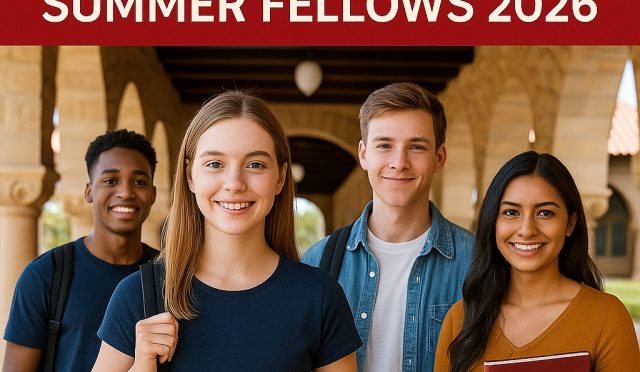 Stanford Üniversitesi Yaz Bursiyerleri Programı 2026
